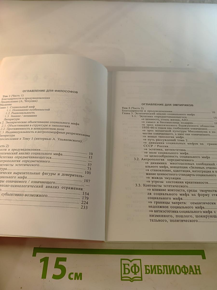Социальный миф как БРЭНД: философская антропология, эстетика, на границах запрета, etc. Том 2