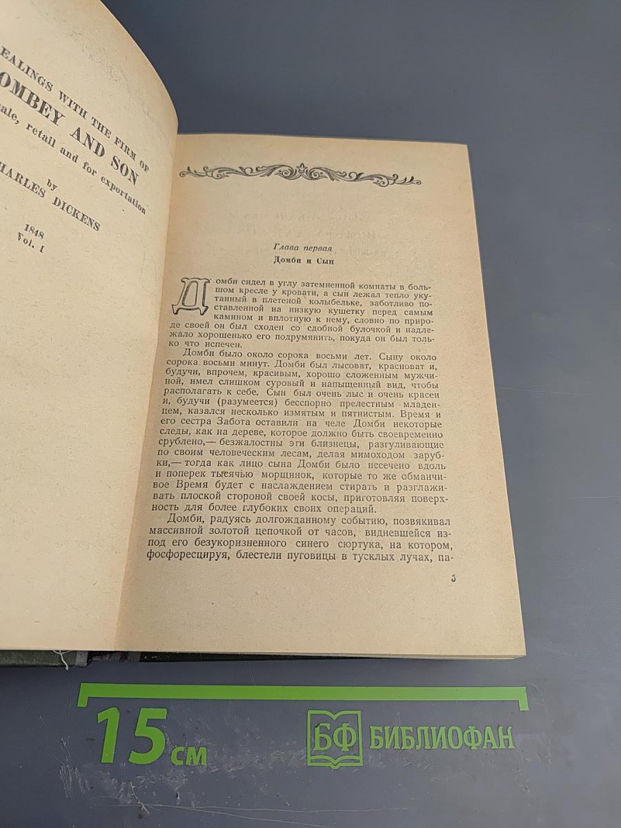 Домби и сын, Том 1