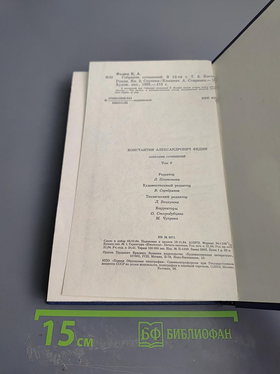 Собрание сочинений. Том 8: Костер (книга вторая), Ступени, Очерки