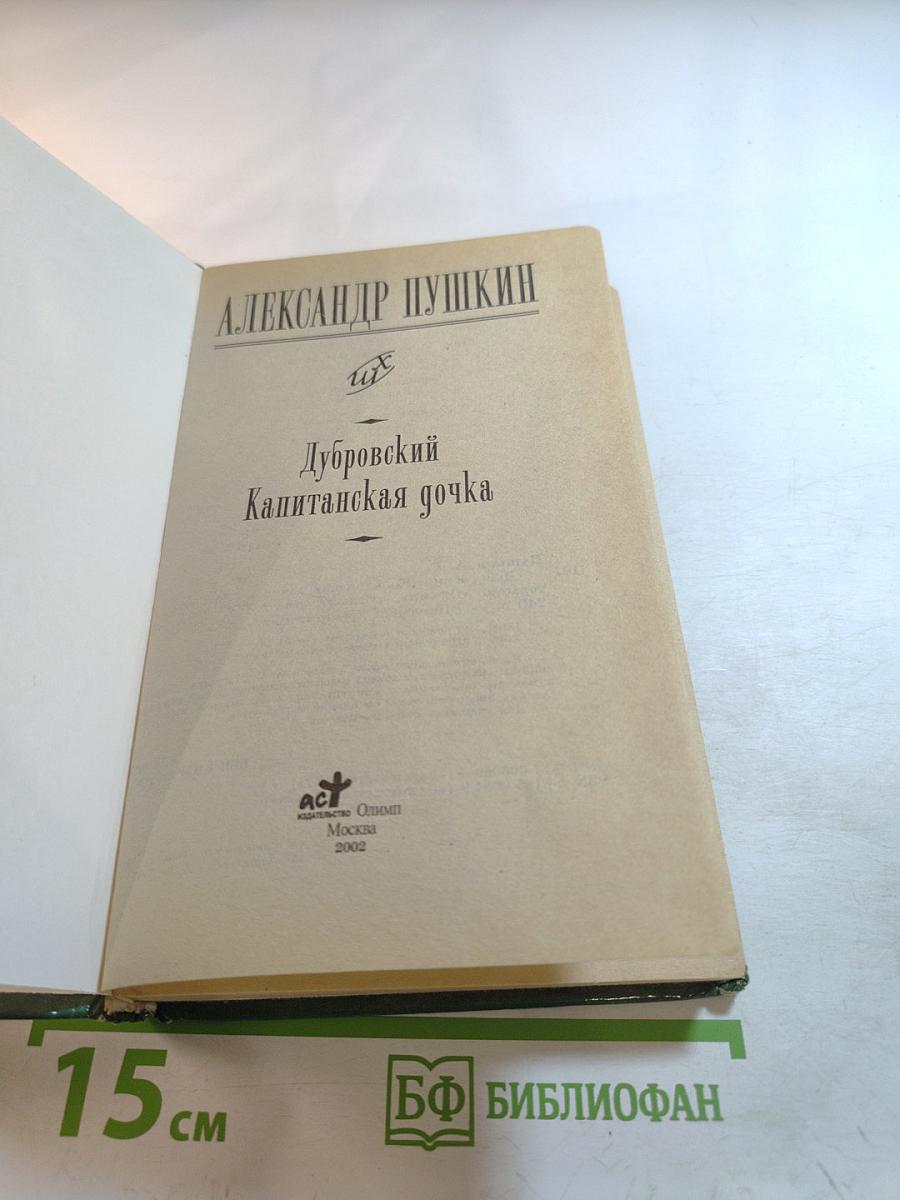 Дубровский. Капитанская дочка