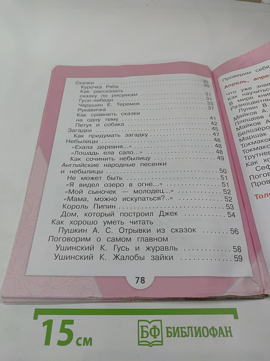 Литературное чтение. 1 класс. Часть 1