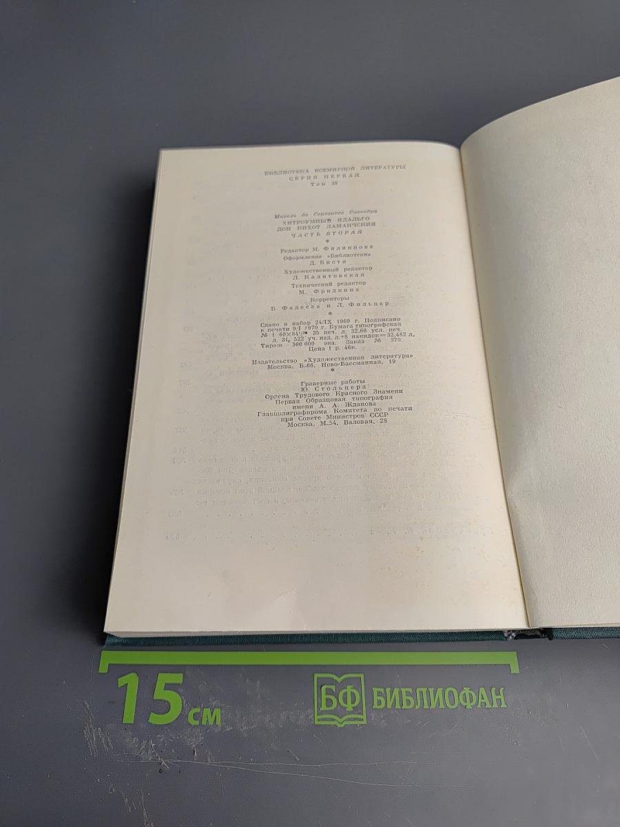 Хитроумный идальго Дон Кихот Ламанчский. Часть вторая