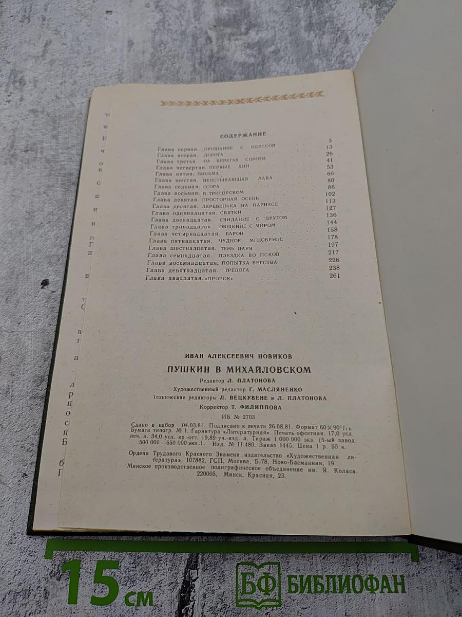 Пушкин в Михайловском