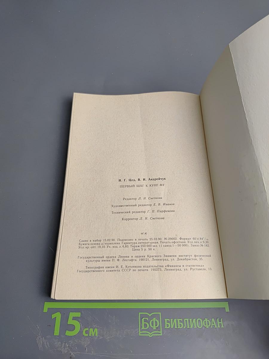 Первый шаг к кунг-фу