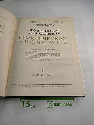 Экономическая энциклопедия. Политическая экономия. Том 4 (Социология-Я)