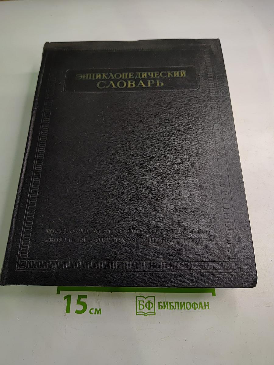 Энциклопедический словарь. А–Й