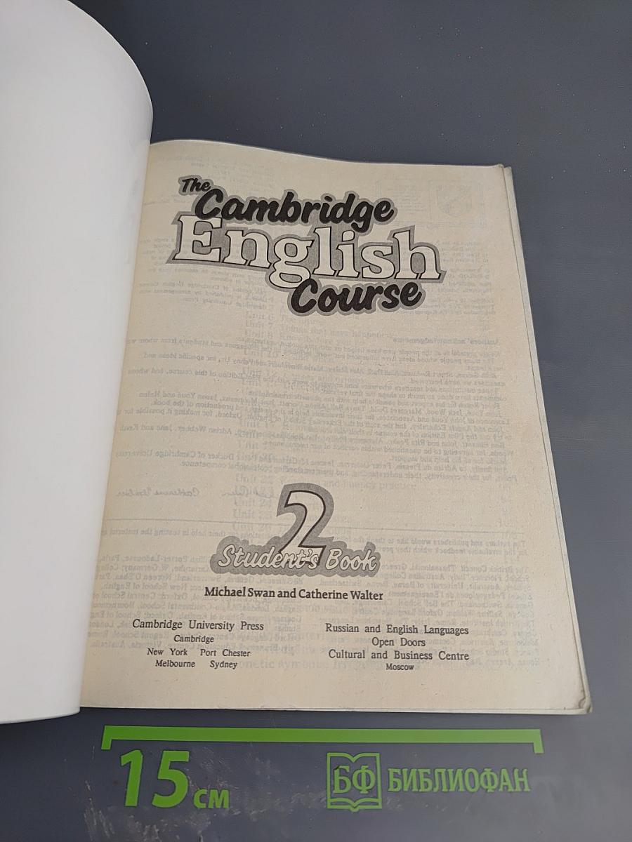 The Cambridge English Course 2 Student's Book