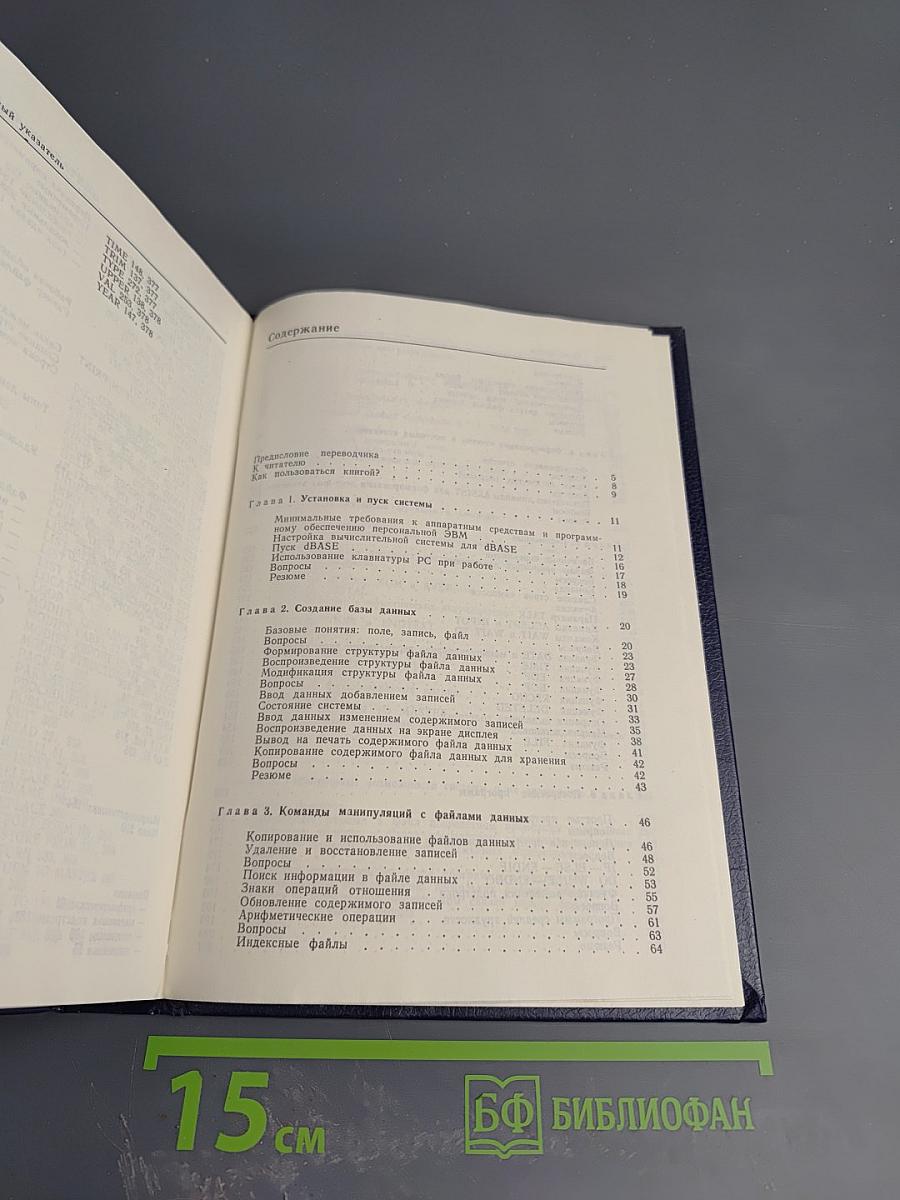 Самоучитель программирования на входном языке СУБД dBASE III