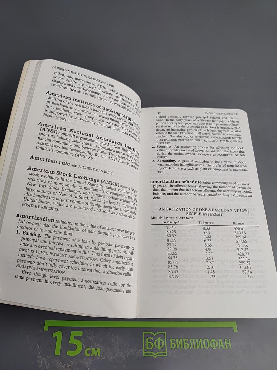 Dictionary of Banking Terms