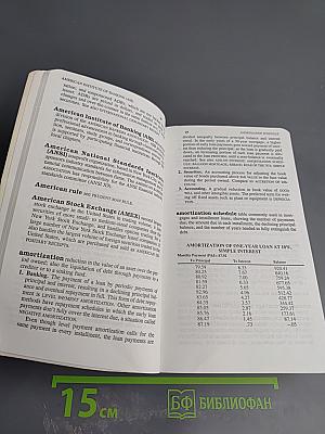 Dictionary of Banking Terms