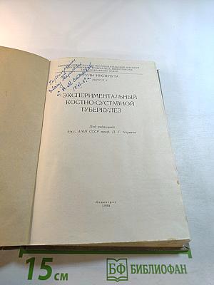 Экспериментальный костно-суставной туберкулез