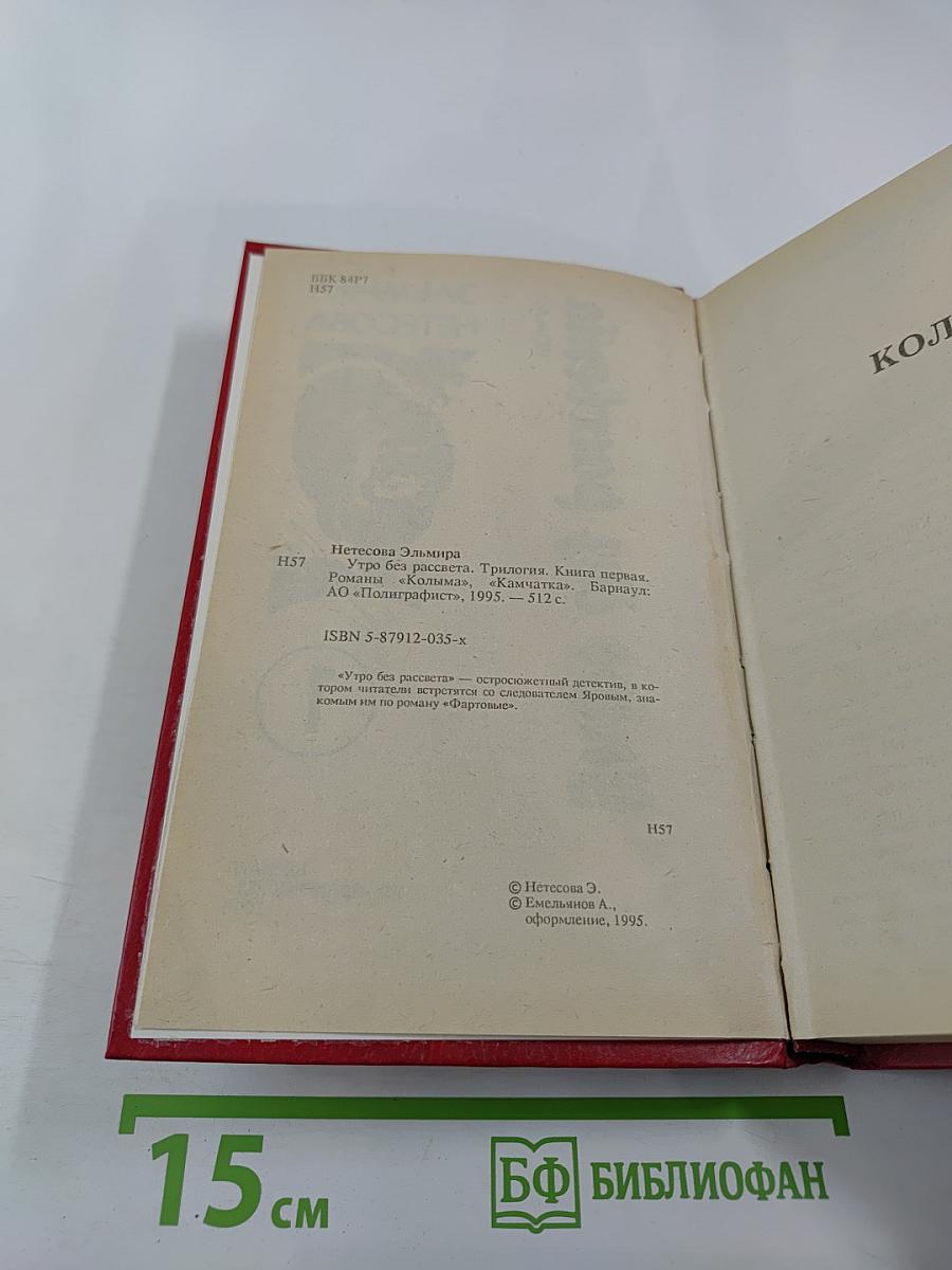 Утро без рассвета. Книга 1