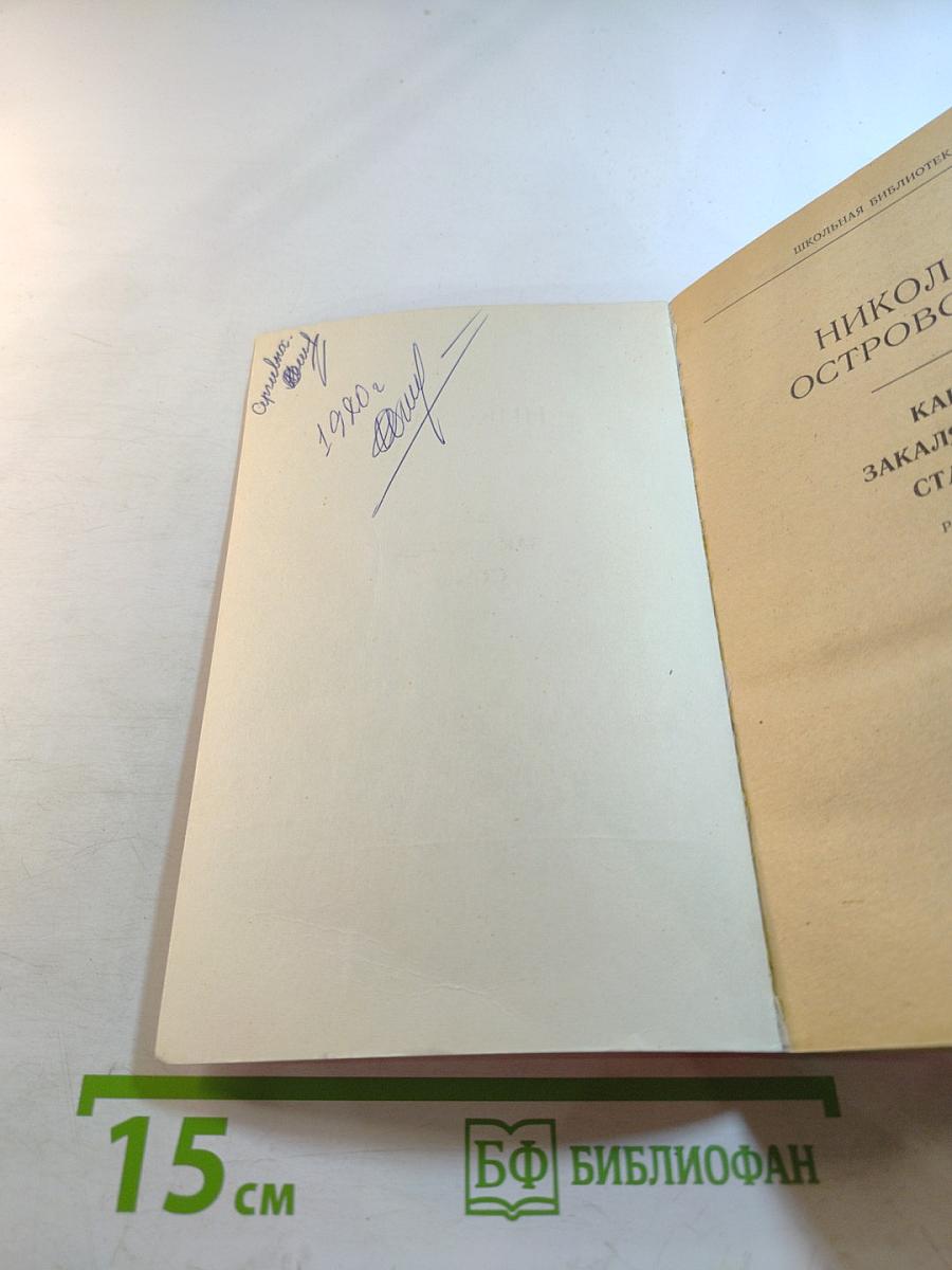 Как закалялась сталь