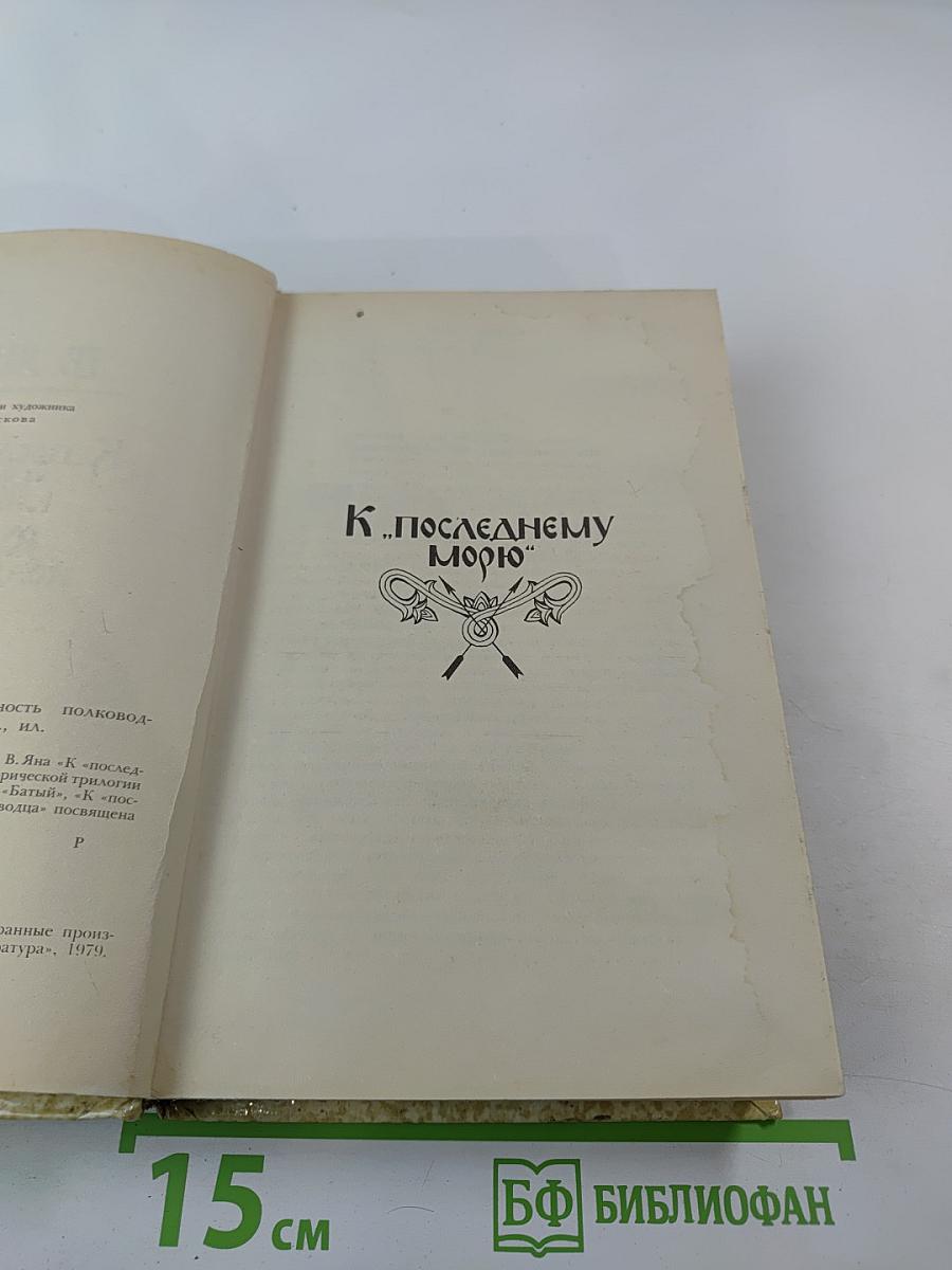 К «последнему морю». Юность полководца