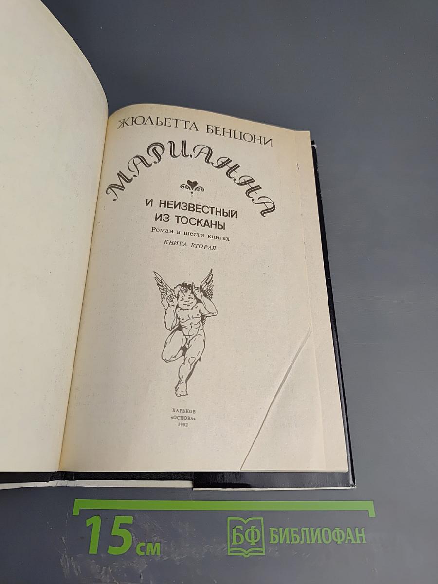 Марианна и неизвестный из Тосканы. Книга вторая