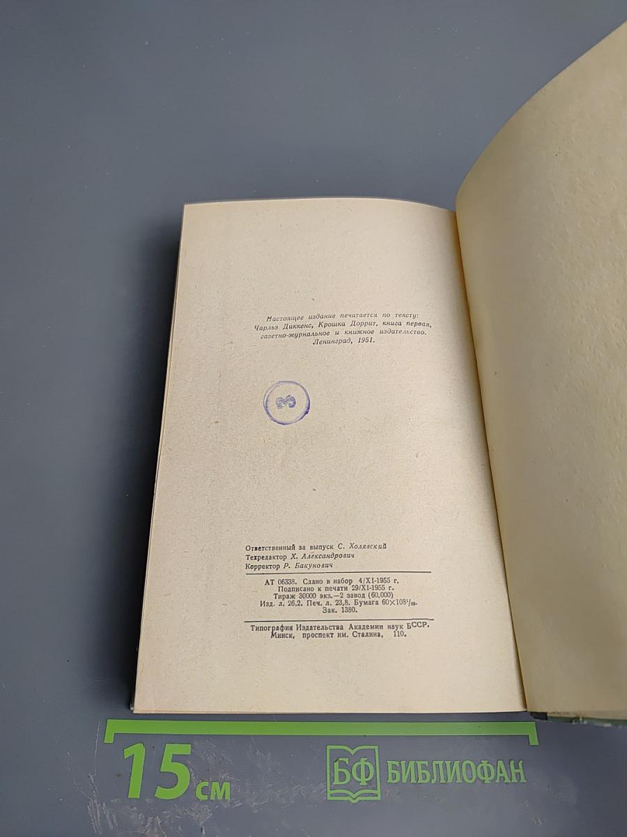 Крошка Доррит. Книга первая. Бедность