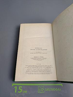 Новелла эпохи Возрождения