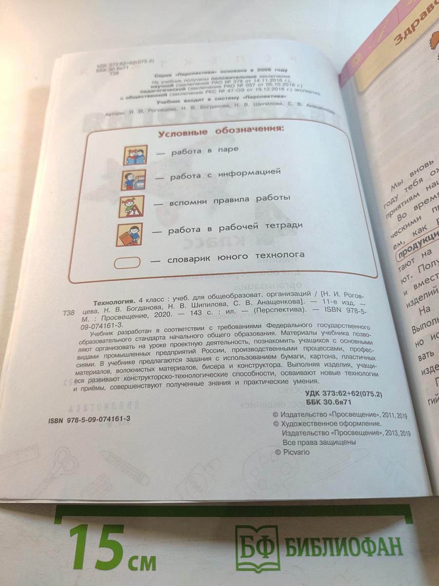 Технология 4 класс