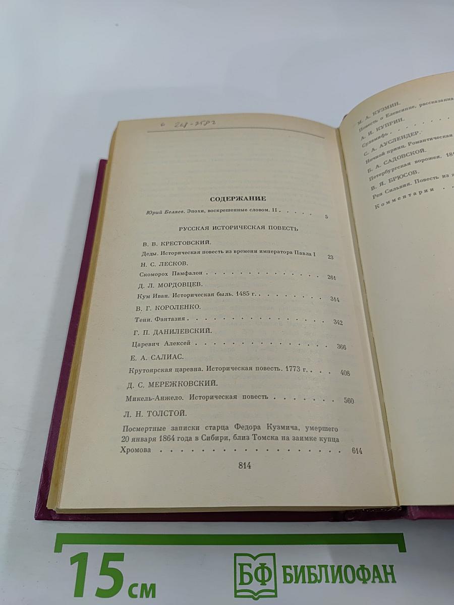 Русская историческая повесть. В двух томах. Том второй