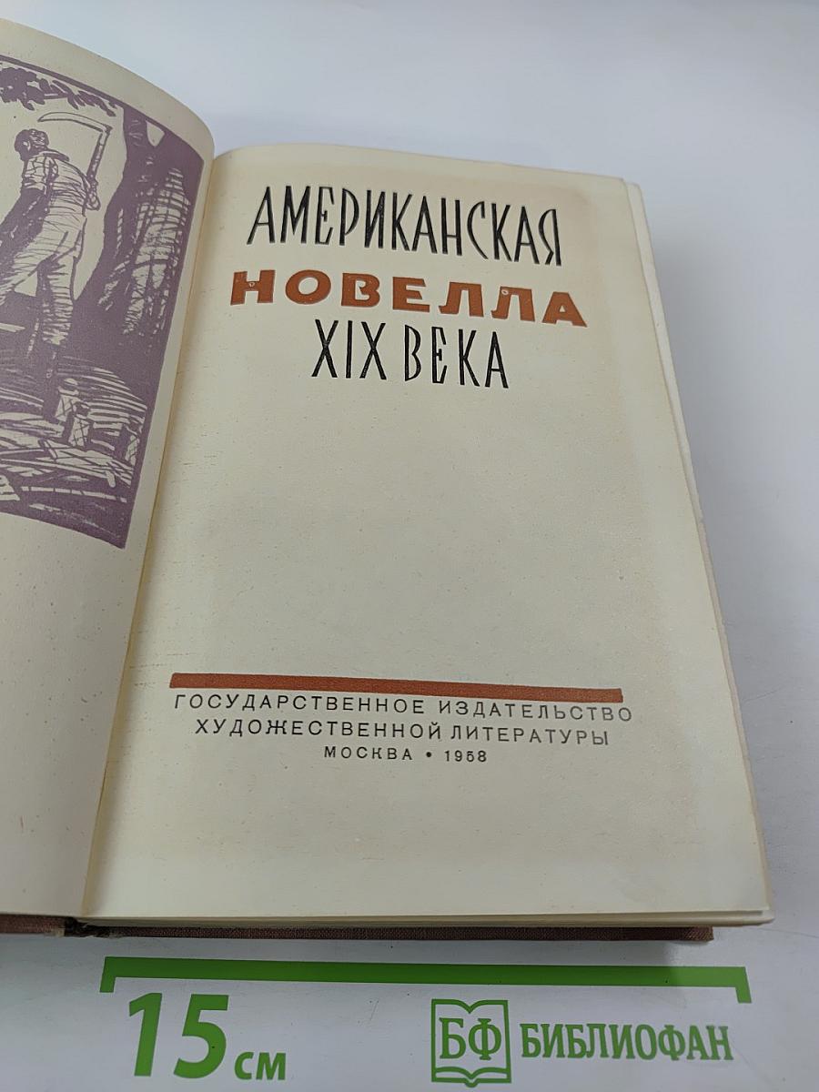 Американская новелла XIX века