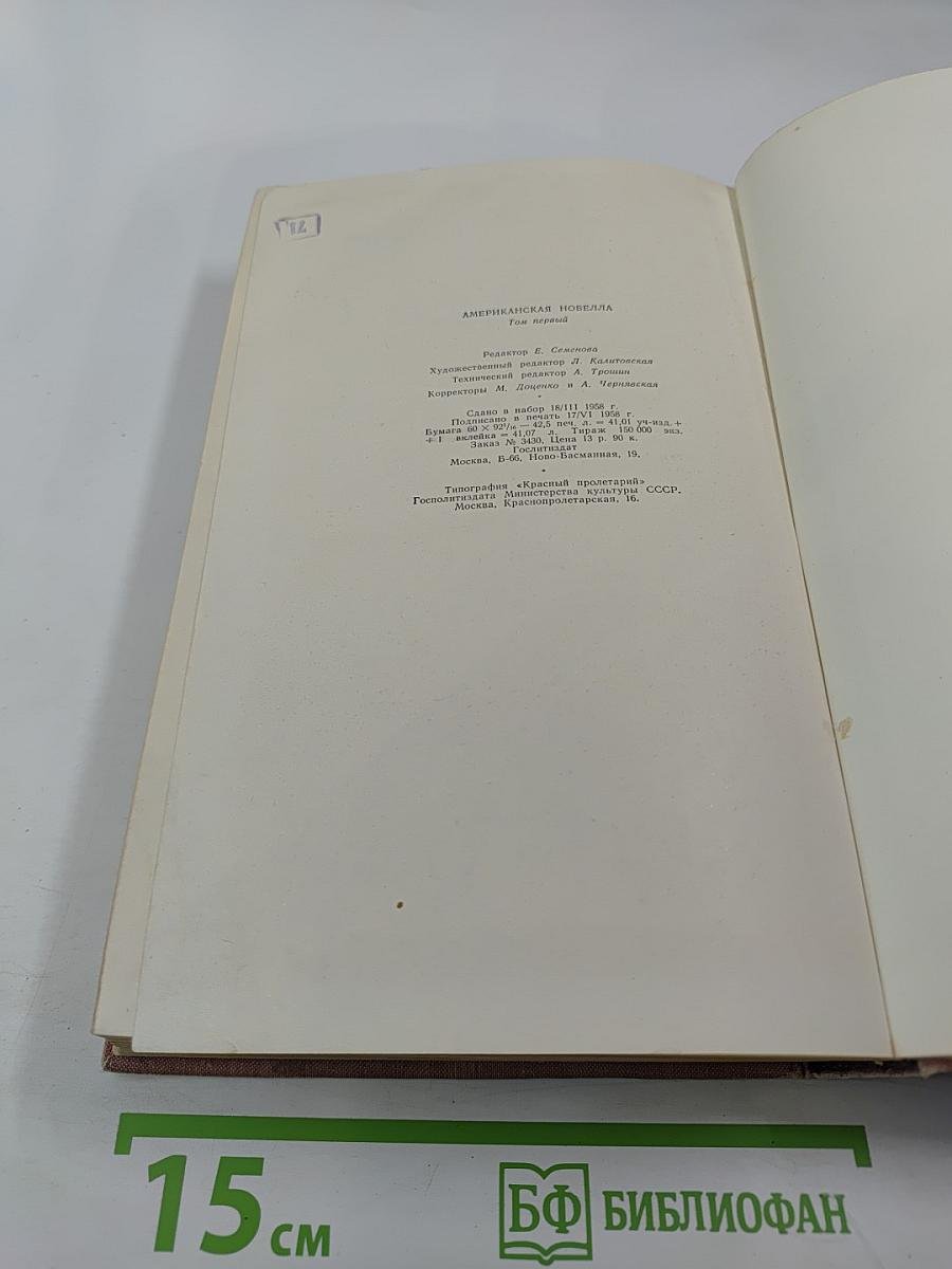 Американская новелла XIX века