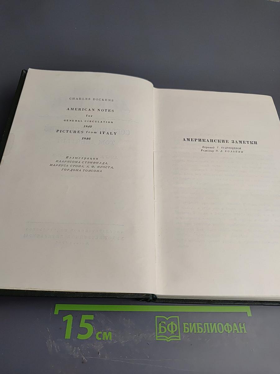 Собрание сочинений. Том девятый: Американские заметки, Картины Италии