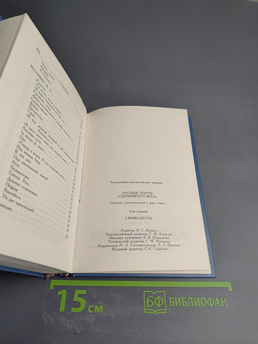 Русские поэты Серебряного века. Том первый. Символизм