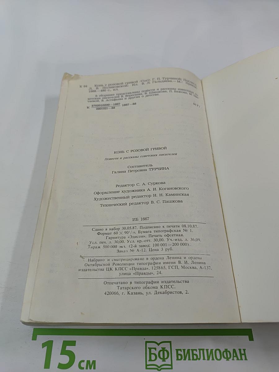 Конь с розовой гривой