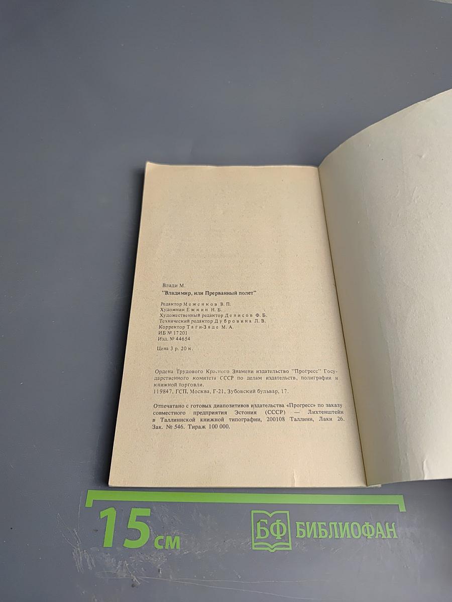 Владимир, или Прерванный полет