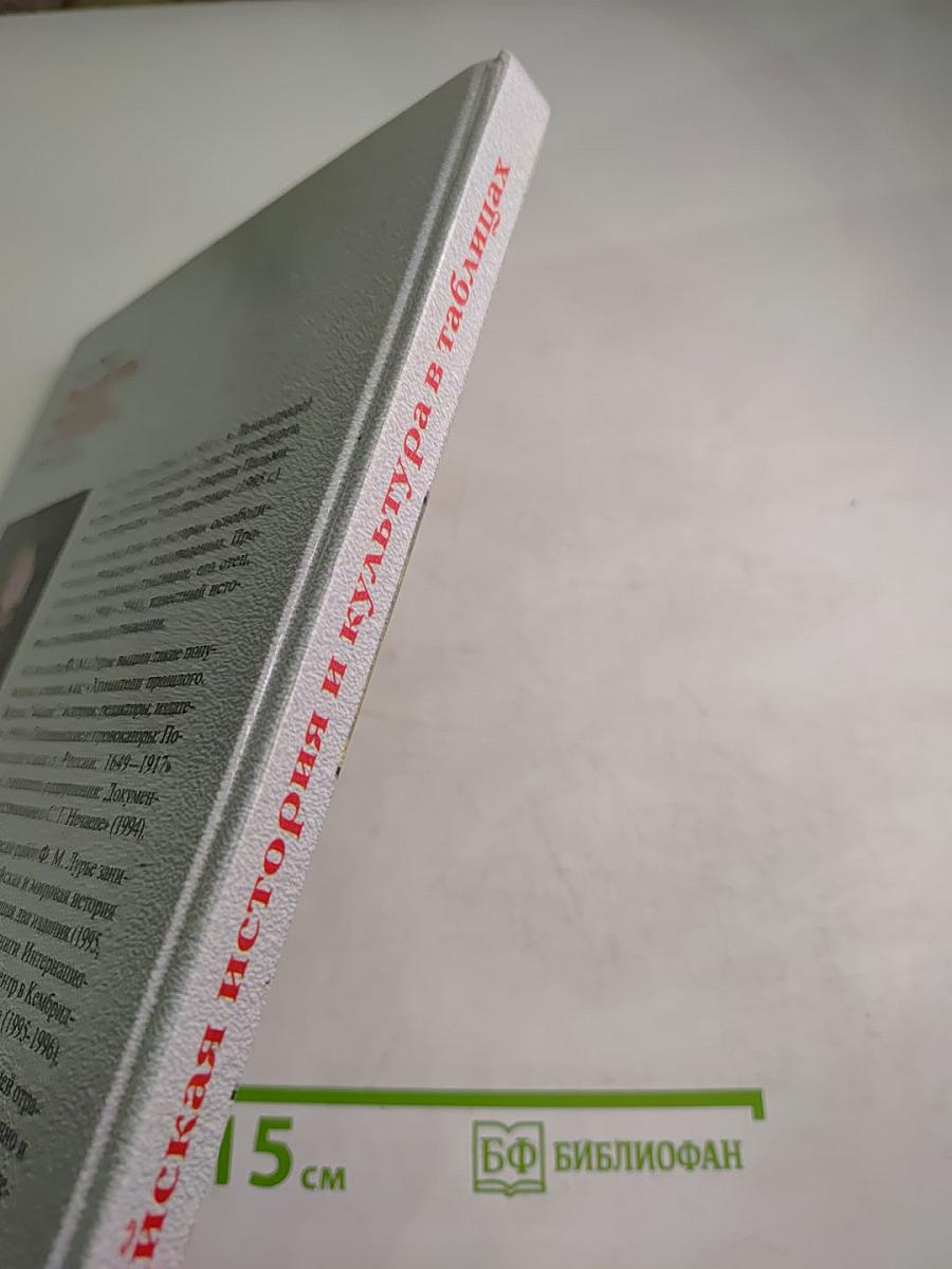 Российская история и культура в таблицах