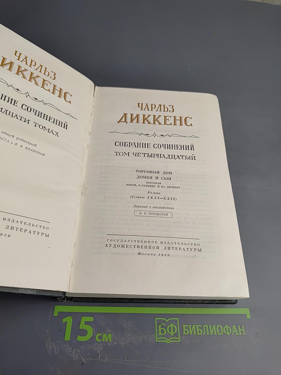Собрание сочинений. Том четырнадцатый. Торговый дом Домби и сын (Главы XXXI-LXII)