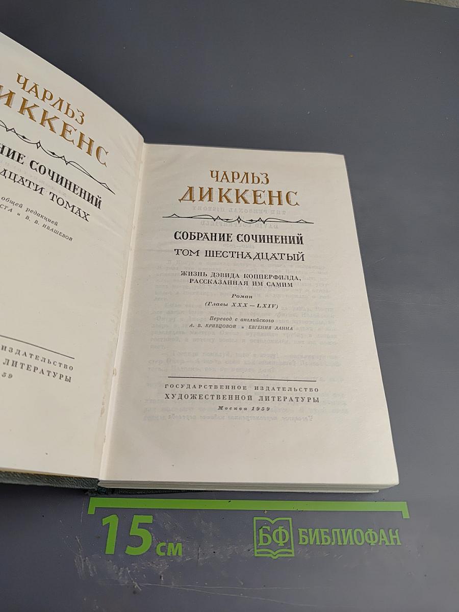Собрание сочинений. Том шестнадцатый. Жизнь Дэвида Копперфилда, рассказанная им самим. Роман (Главы XXX-LXIV)