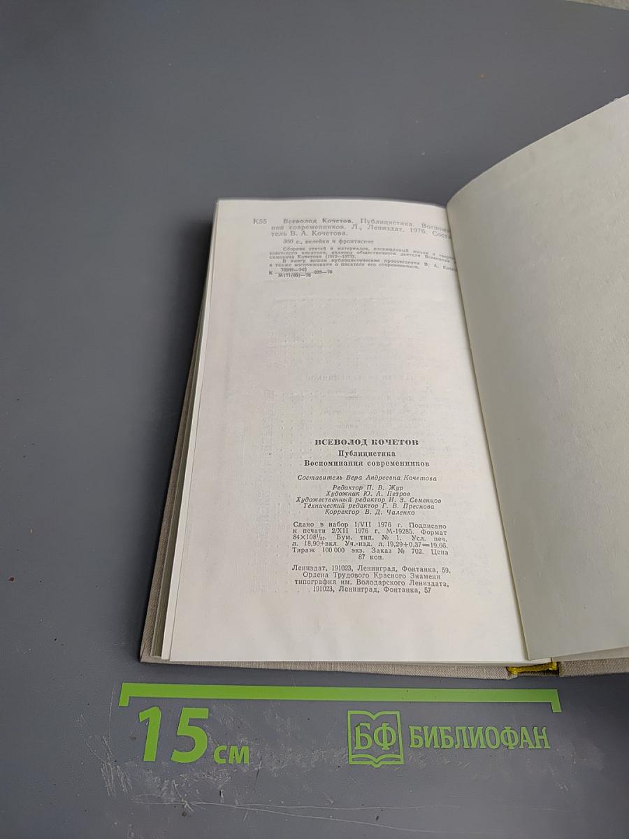 Публицистика. Воспоминания современников