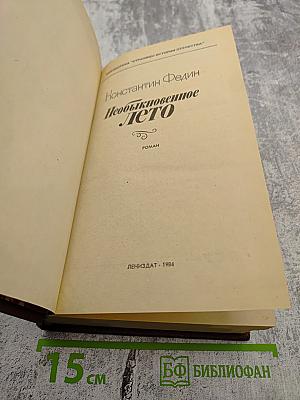 Необыкновенное лето