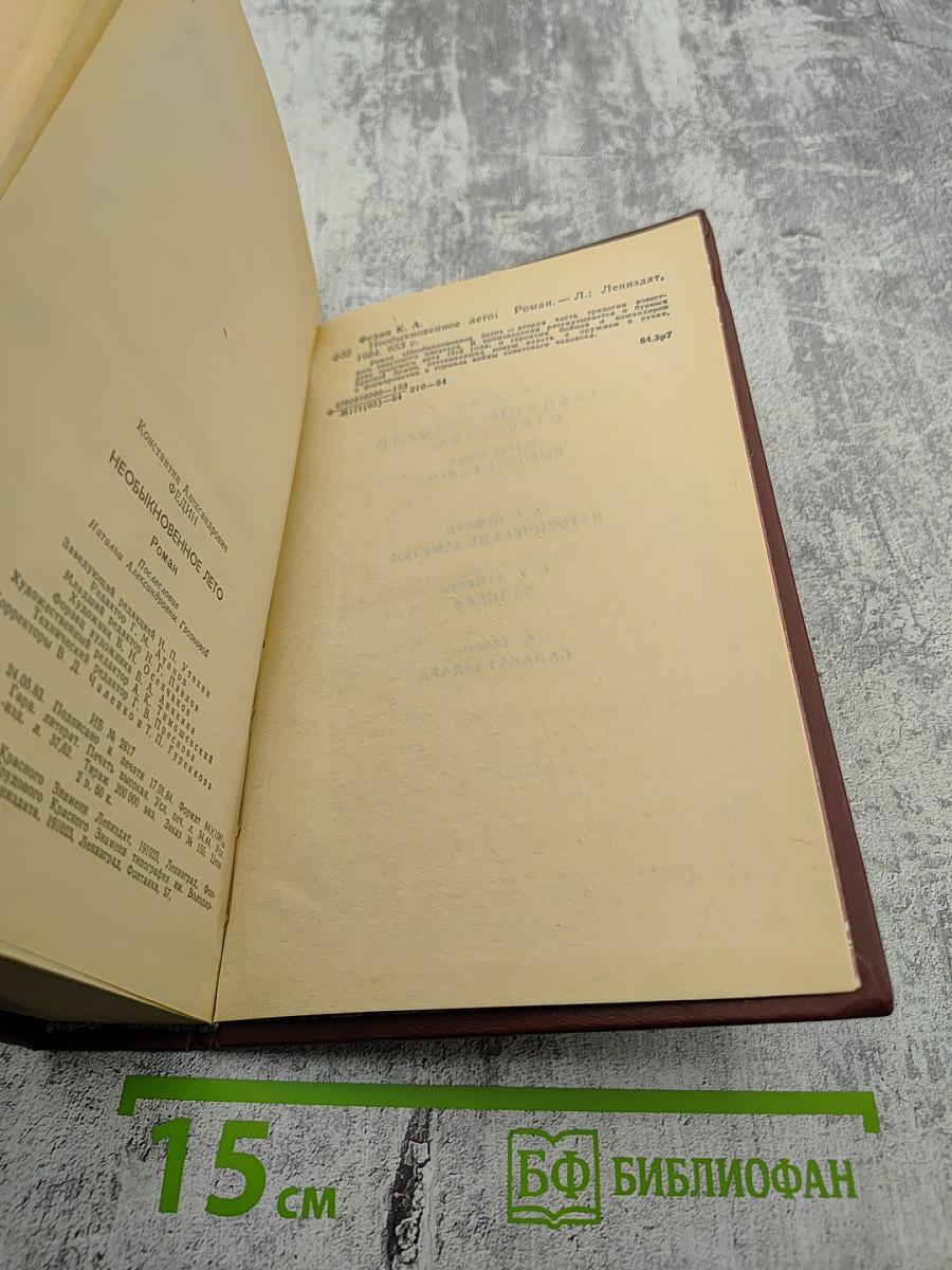 Необыкновенное лето