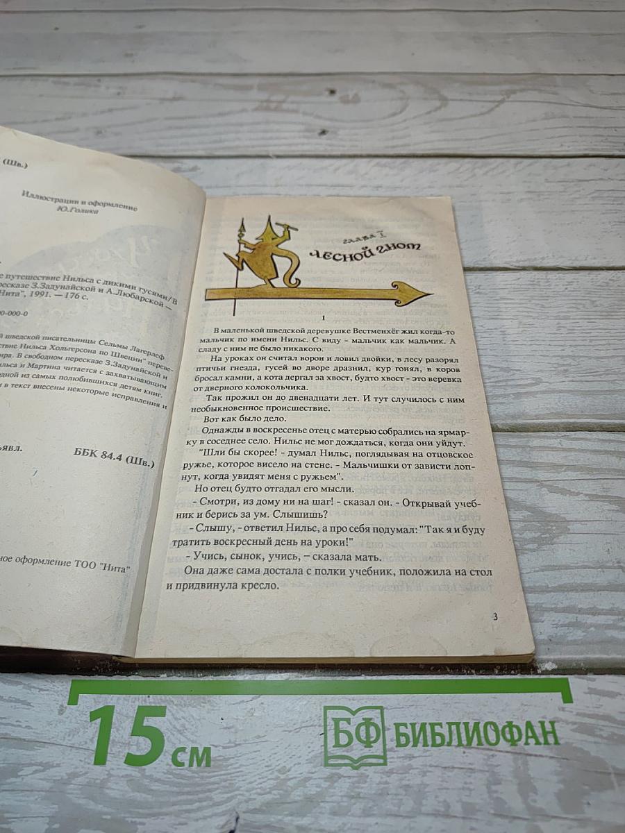 Чудесное путешествие Нильса с дикими гусями