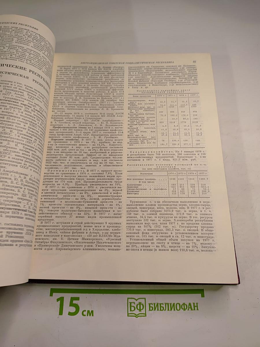 Ежегодник Большой Советской Энциклопедии 1978, выпуск двадцать второй