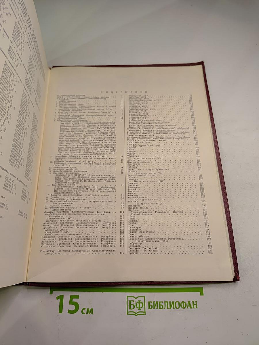 Ежегодник Большой Советской Энциклопедии 1973