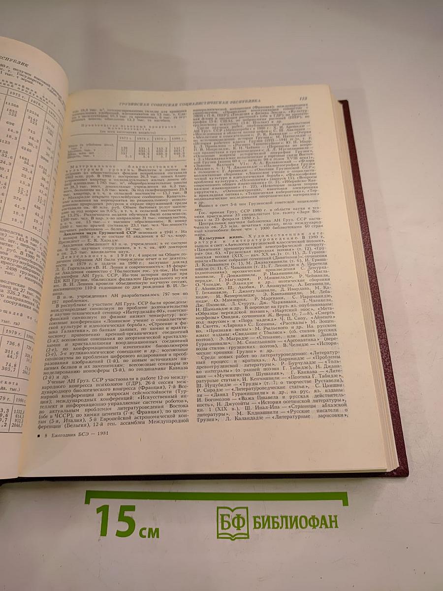Ежегодник Большой Советской Энциклопедии 1981