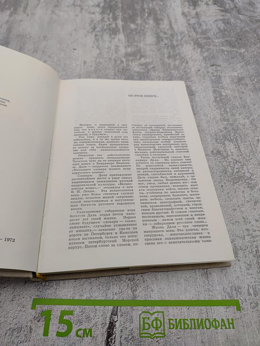 Майя Бессараб. Владимир Даль