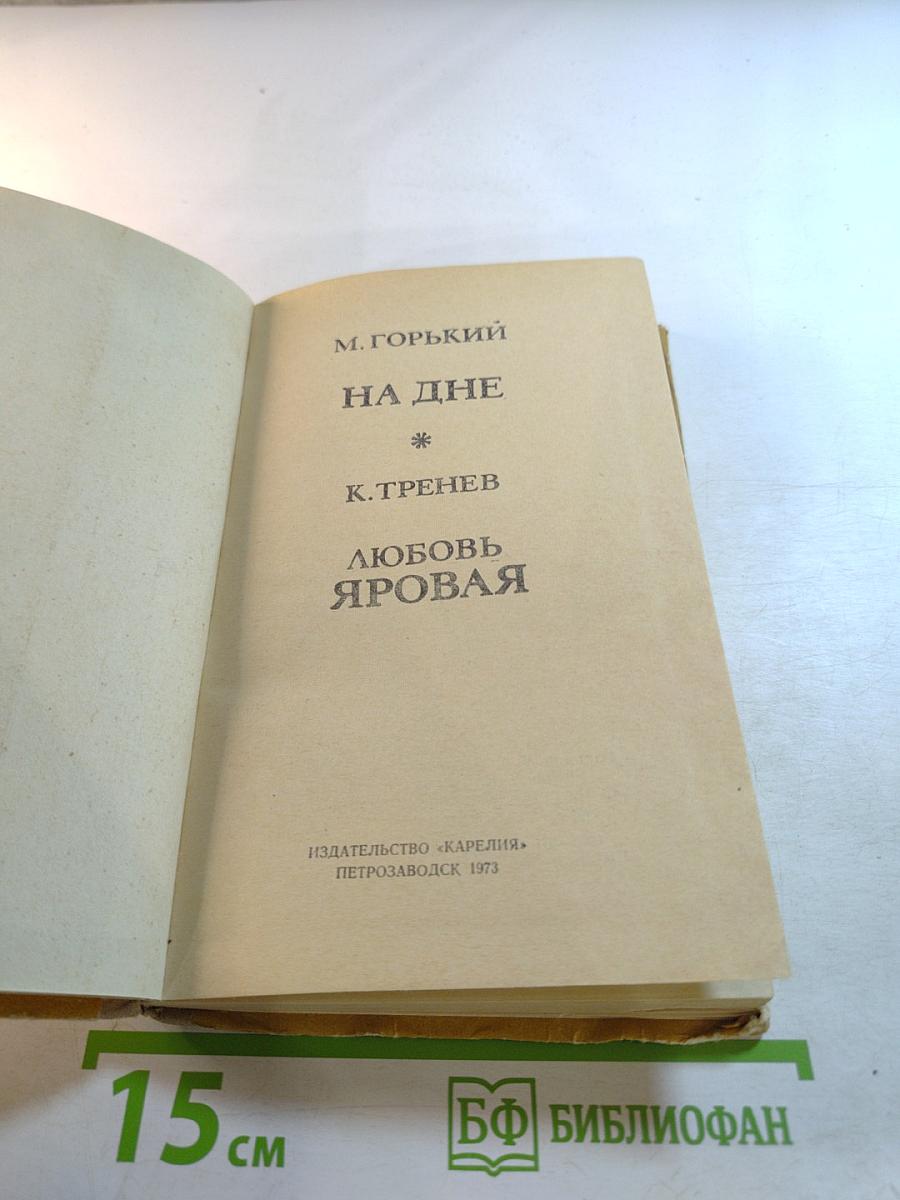 На дне. Любовь Яровая