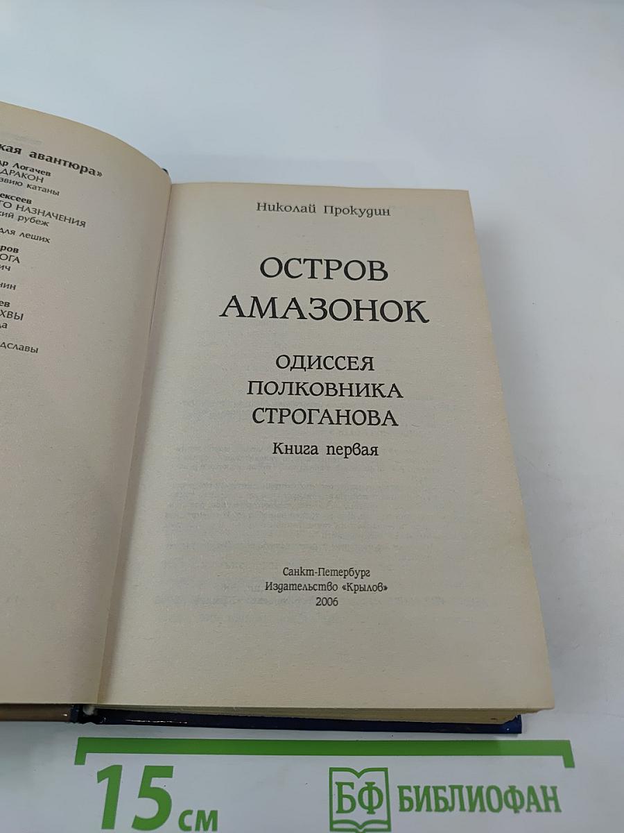 Остров Амазонок. Одиссея полковника Строганова. Книга первая