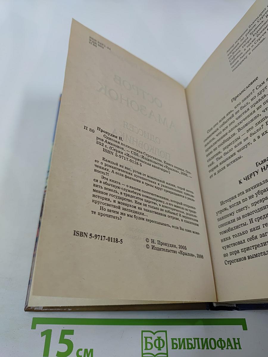 Остров Амазонок. Одиссея полковника Строганова. Книга первая