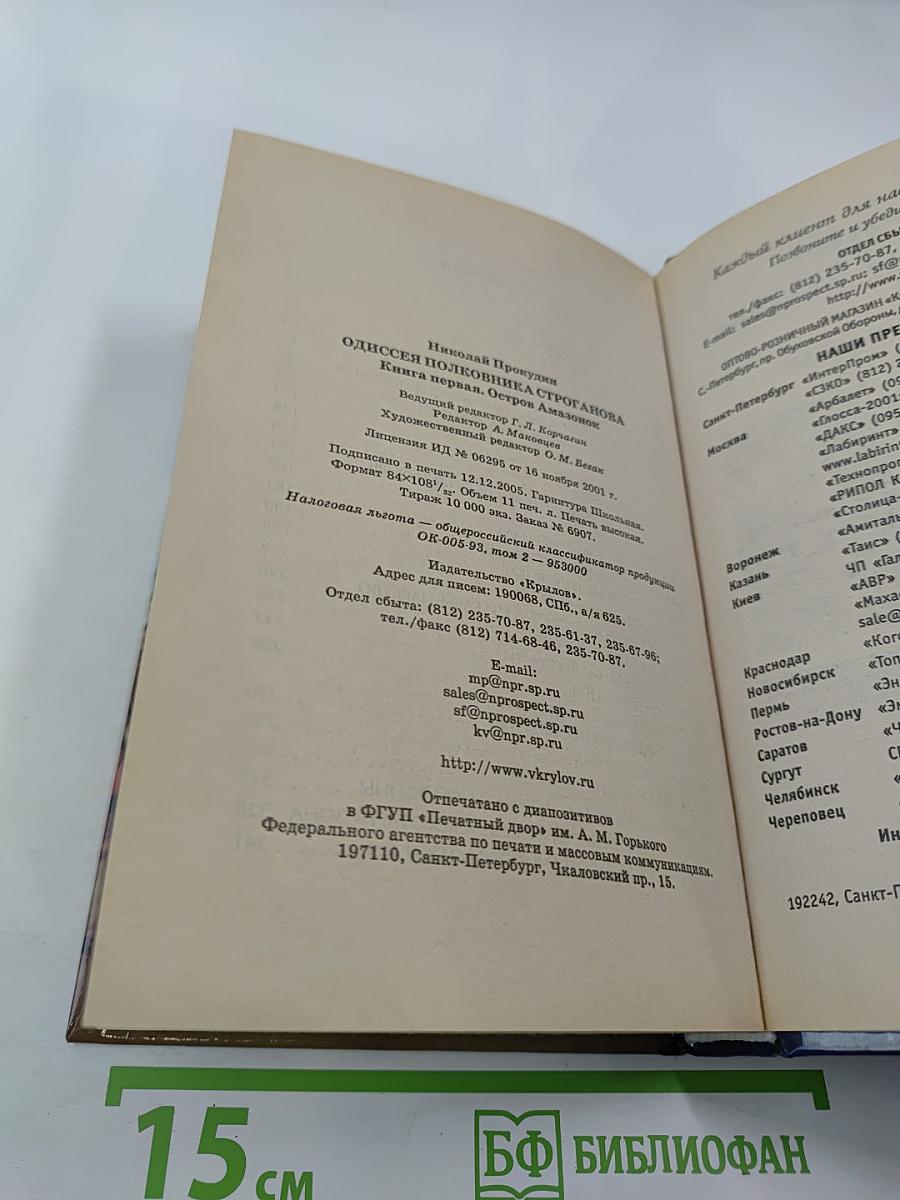 Остров Амазонок. Одиссея полковника Строганова. Книга первая