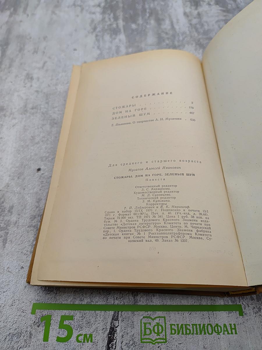 Стожары. Дом на горе. Зеленый шум