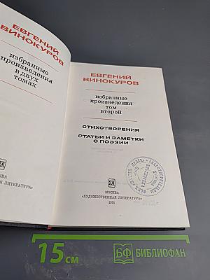 Избранные произведения в двух томах. Том второй: Стихотворения. Статьи и заметки о поэзии