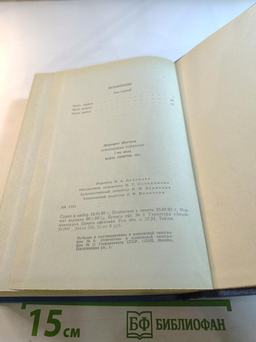 Унесенные ветром. Том I