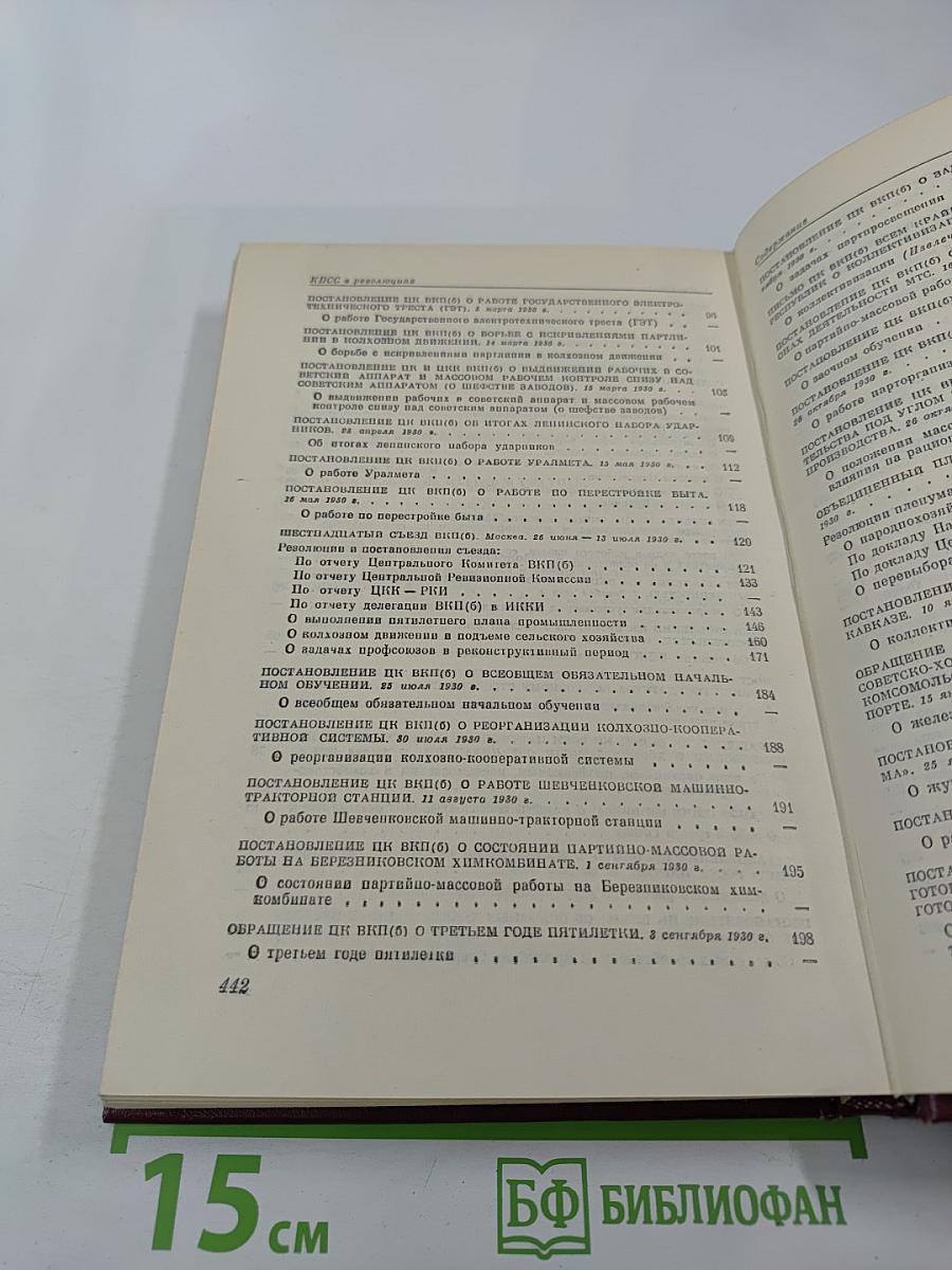 КПСС в резолюциях и решениях съездов, конференций и пленумов ЦК. Том 5. 1929-1932