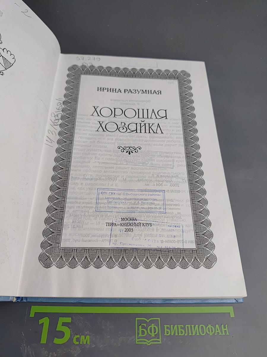 Хорошая хозяйка