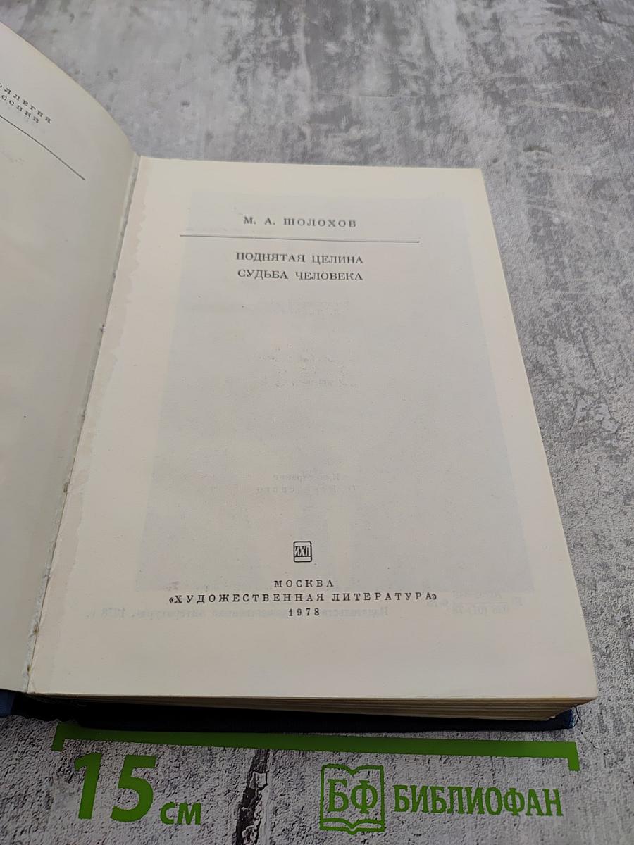 Поднятая целина. Судьба человека
